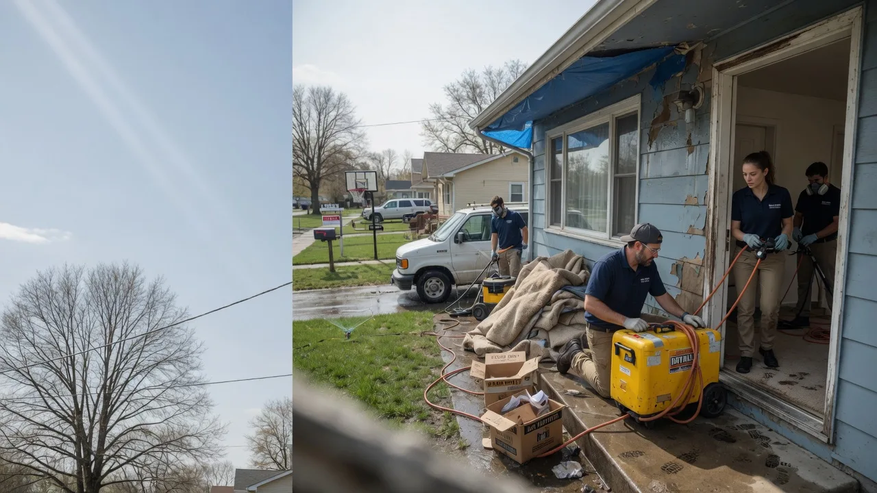 Basement Flood Cleanup in Kents Store, VA near me
